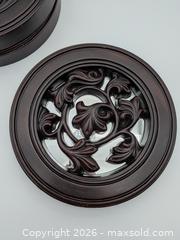 MaxSold Auction: Bombay 12" Vine Mirrored Wall Plaques / Art - Set of 3 - Cobourg (Ontario, Canada) SELLER MANAGED Downsizing Online Auction - Division Street