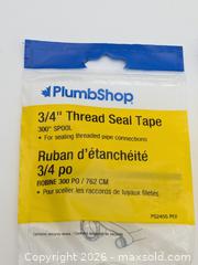 MaxSold Auction: NEW Plumbers Thread Seal Tape - 1/2" and 3/4" Spools - Cobourg (Ontario, Canada) SELLER MANAGED Downsizing Online Auction - Division Street