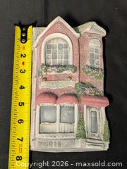 MaxSold Auction: Studio 86 "The Cobblestone Collection" Vintage Hand-Made Red Brick Town House Wall Plaque / Art - Cobourg (Ontario, Canada) SELLER MANAGED Downsizing Online Auction - Division Street