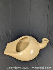 MaxSold Auction: Vintage Ceramic Urinal Bedpan - Cobourg (Ontario, Canada) SELLER MANAGED Downsizing Online Auction - Division Street