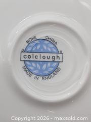 MaxSold Auction: Vintage Colclough Fine Bone China Teacup & Saucer Set - Pink and Blue Flowers - Cobourg (Ontario, Canada) SELLER MANAGED Downsizing Online Auction - Division Street