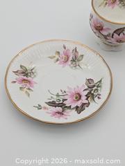 MaxSold Auction: Vintage Elizabethan Fine Bone China Teacup & Saucer Set - Pink Flowers - Cobourg (Ontario, Canada) SELLER MANAGED Downsizing Online Auction - Division Street
