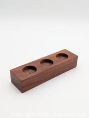 MaxSold Auction: Wooden 3-Votive Holder Candle Holder Centerpiece - Cobourg (Ontario, Canada) SELLER MANAGED Downsizing Online Auction - Division Street
