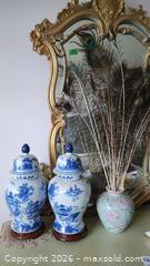 MaxSold Auction: Blue & White and Pastel Famille Rose Porcelain Ginger Jars and Vases B - Richmond Hill (Ontario, Canada) Estate Sale Online Auction - Weldrick Road
