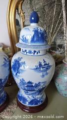 MaxSold Auction: Blue & White and Pastel Famille Rose Porcelain Ginger Jars and Vases B - Richmond Hill (Ontario, Canada) Estate Sale Online Auction - Weldrick Road