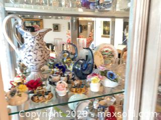 MaxSold Auction: Hand-Painted Porcelain Pitcher with Miniature Tea Set & Floral Vases B - Richmond Hill (Ontario, Canada) Estate Sale Online Auction - Weldrick Road