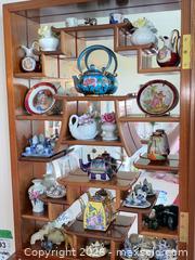 MaxSold Auction: Wall-Mounted Curio Display Cabinet with Glass Door, 16.5 x 4.5 x 25 in - Richmond Hill (Ontario, Canada) Estate Sale Online Auction - Weldrick Road