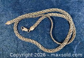 MaxSold Auction: Sterling Silver Byzantine Chain Necklace, 24 in ,925 - Surrey (British Columbia, Canada) SELLER MANAGED Downsizing Online Auction -  85 B Avenue