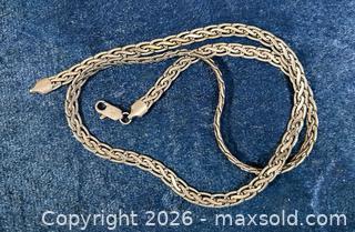 MaxSold Auction: Sterling Silver Byzantine Chain Necklace, 24 in ,925 - Surrey (British Columbia, Canada) SELLER MANAGED Downsizing Online Auction -  85 B Avenue