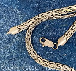 MaxSold Auction: Sterling Silver Byzantine Chain Necklace, 24 in ,925 - Surrey (British Columbia, Canada) SELLER MANAGED Downsizing Online Auction -  85 B Avenue
