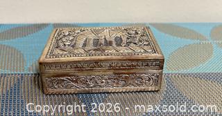 MaxSold Auction: Vintage Silver-Plated Elephant Floral Trinket Box Marked 92.5 - Surrey (British Columbia, Canada) SELLER MANAGED Downsizing Online Auction -  85 B Avenue
