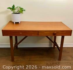 MaxSold Auction: Teak Double Sided Desk - Georgina (Ontario, Canada) SELLER MANAGED SUPER SHORT NOTICE Downsizing Online Auction -  Sunnidale Boulevard