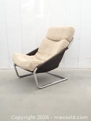 MaxSold Auction: Vintage 1970s MCM Roche Bobois Tubular Sling Chair - Toronto (Ontario, Canada) PARTNER MANAGED Downsizing Online Auction - Esandar Drive (STORAGE)