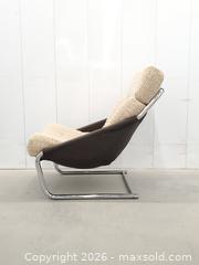 MaxSold Auction: Vintage 1970s MCM Roche Bobois Tubular Sling Chair - Toronto (Ontario, Canada) PARTNER MANAGED Downsizing Online Auction - Esandar Drive (STORAGE)