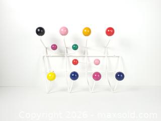 MaxSold Auction: Vintage Authentic Herman Miller Eames Multi-Color Wooden Ball Hang-It-All Coat Rack - Toronto (Ontario, Canada) PARTNER MANAGED Downsizing Online Auction - Esandar Drive (STORAGE)