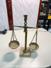 MaxSold Auction: Goebel Hummel Figurine Set, German Beer Stein & Brass Scale - Warwick (Rhode Island, USA) SELLER MANAGED Reseller Online Auction - Warwick Avenue