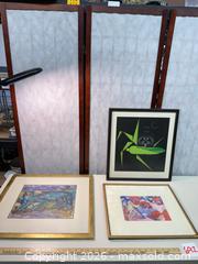 MaxSold Auction: Set of 3 Framed Signed & Numbered Prints - Warwick (Rhode Island, USA) SELLER MANAGED Reseller Online Auction - Warwick Avenue