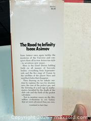MaxSold Auction: The Road to Infinity — Isaac Asimov, 1979 Doubleday (First Ed., Signed) - Warwick (Rhode Island, USA) SELLER MANAGED Reseller Online Auction - Warwick Avenue
