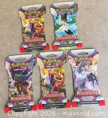 MaxSold Auction: Pokémon Paldea Evolved (Scarlet & Violet) Booster Packs — 5 - Ogden (New York, USA) SELLER MANAGED Downsizing Online Auction - Village Hill Drive