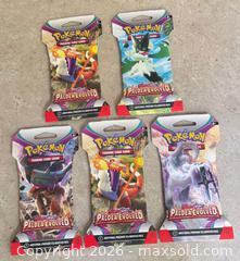 MaxSold Auction: Pokémon Paldea Evolved (Scarlet & Violet) Booster Packs — 5 - Ogden (New York, USA) SELLER MANAGED Downsizing Online Auction - Village Hill Drive
