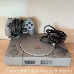 MaxSold Auction: Sony PlayStation (PS1) Original Console Gray - Ogden (New York, USA) SELLER MANAGED Downsizing Online Auction - Village Hill Drive