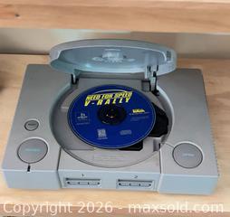 MaxSold Auction: Sony PlayStation (PS1) Original Console Gray - Ogden (New York, USA) SELLER MANAGED Downsizing Online Auction - Village Hill Drive