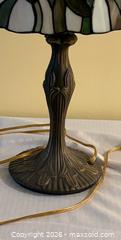 MaxSold Auction: Tiffany-Style Stained Glass Table Lamp with Metal Base - Strathroy-Caradoc (Ontario, Canada) SELLER MANAGED Estate Sale Online Auction - Scott Street E