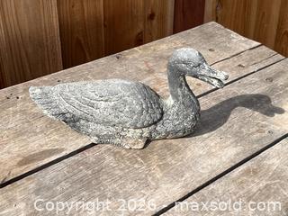 MaxSold Auction: Rustic Blue Green Cast Concrete Duck - Sacramento (California, USA) PARTNER MANAGED Estate Sale Online Auction - Auburn Road