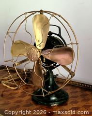 MaxSold Auction: Antique General Electric GE Brass Blade Desk Fan - Newmarket (Ontario, Canada) SELLER MANAGED Downsizing Online Auction - Amberlee Court