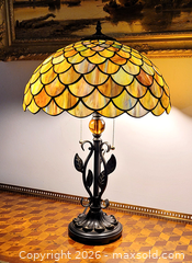 MaxSold Auction: Tiffany-Style  Table Lamp  - Newmarket (Ontario, Canada) SELLER MANAGED Downsizing Online Auction - Amberlee Court