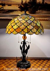 MaxSold Auction: Tiffany-Style  Table Lamp  - Newmarket (Ontario, Canada) SELLER MANAGED Downsizing Online Auction - Amberlee Court