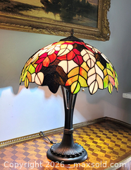 MaxSold Auction:  Tiffany-Style Table Lamp - Newmarket (Ontario, Canada) SELLER MANAGED Downsizing Online Auction - Amberlee Court