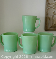 MaxSold Auction: Vintage Fire-King Jadeite D-Handle Mugs (A) - Newmarket (Ontario, Canada) SELLER MANAGED Downsizing Online Auction - Amberlee Court