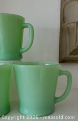 MaxSold Auction: Vintage Fire-King Jadeite D-Handle Mugs (A) - Newmarket (Ontario, Canada) SELLER MANAGED Downsizing Online Auction - Amberlee Court