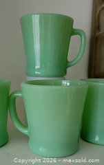 MaxSold Auction: Vintage Fire-King Jadeite D-Handle Mugs (A) - Newmarket (Ontario, Canada) SELLER MANAGED Downsizing Online Auction - Amberlee Court