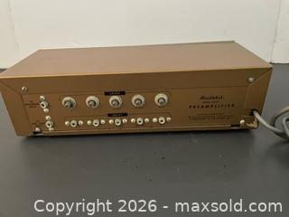 MaxSold Auction: Heathkit WA-P2 tube preamplifier  - Toronto (Ontario, Canada) SELLER MANAGED Reseller Online Auction -  Oakwood Avenue
