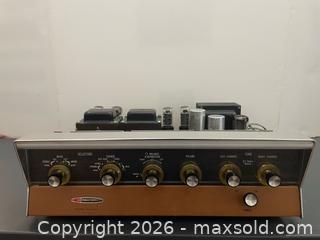 MaxSold Auction: Vintage Heathkit AA-100 tube integrated stereo amplifier  - Toronto (Ontario, Canada) SELLER MANAGED Reseller Online Auction -  Oakwood Avenue