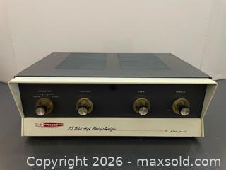 MaxSold Auction: Vintage Heathkit AA-181 mono tube integrated amplifier.  - Toronto (Ontario, Canada) SELLER MANAGED Reseller Online Auction -  Oakwood Avenue