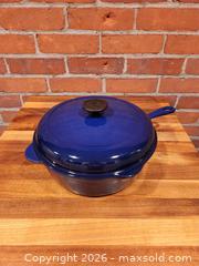 MaxSold Auction: Le Creuset Covered Skillet / Braiser 26 cm — Blue - Woodstock (Ontario, Canada) SELLER MANAGED Moving Online Auction - Mary Street