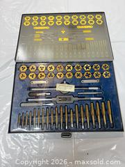 MaxSold Auction: Mastercraft Maximum Tap and Die Set, Titanium Nitride Coated - Woodstock (Ontario, Canada) SELLER MANAGED Moving Online Auction - Mary Street