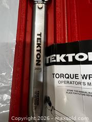 MaxSold Auction: Tekton & Maximum Socket Set with Ratchets, Torque Wrench - Woodstock (Ontario, Canada) SELLER MANAGED Moving Online Auction - Mary Street