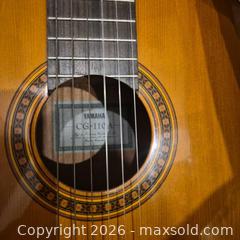 MaxSold Auction: Yamaha CG-110A Classical Nylon-String Guitar Natural/Amber - Hamilton (Ontario, Canada) SELLER MANAGED Moving Online Auction - Oneida Boulevard