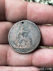 MaxSold Auction: 1884 United Kingdom Victorian Large Penny, Bronze/Copper - South Frontenac (Ontario, Canada) SELLER MANAGED Downsizing Online Auction - Battersea Road