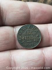 MaxSold Auction: 1933 canada Small Cent toned copper - South Frontenac (Ontario, Canada) SELLER MANAGED Downsizing Online Auction - Battersea Road