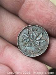 MaxSold Auction: 1940 1 Cent Canada Copper Penny - South Frontenac (Ontario, Canada) SELLER MANAGED Downsizing Online Auction - Battersea Road