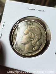 MaxSold Auction: 1953 France 50 Francs Rooster Design Aluminum-Bronze Coin - South Frontenac (Ontario, Canada) SELLER MANAGED Downsizing Online Auction - Battersea Road