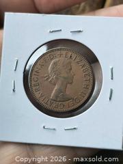 MaxSold Auction: 1964 Great Britain Half Penny (1/2d) Bronze Coin - South Frontenac (Ontario, Canada) SELLER MANAGED Downsizing Online Auction - Battersea Road