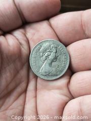 MaxSold Auction: 1975 United Kingdom 10 Pence Coin - Cupronickel - South Frontenac (Ontario, Canada) SELLER MANAGED Downsizing Online Auction - Battersea Road