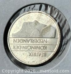 MaxSold Auction: 1987 Netherlands 1 Guilder Coin (Cupronickel) - South Frontenac (Ontario, Canada) SELLER MANAGED Downsizing Online Auction - Battersea Road