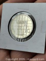 MaxSold Auction: 1987 Netherlands 1 Guilder Coin (Cupronickel) - South Frontenac (Ontario, Canada) SELLER MANAGED Downsizing Online Auction - Battersea Road
